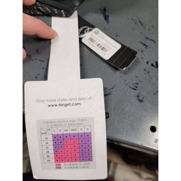 Paramour Women's Carolina T-Back Bra Size 34DDD - Picture 7 of 8